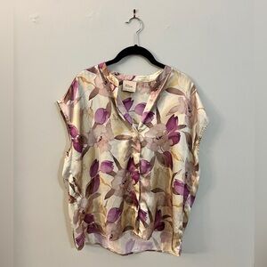 Elie Tahari Floral Large Feminine Quiet Luxury Neutral